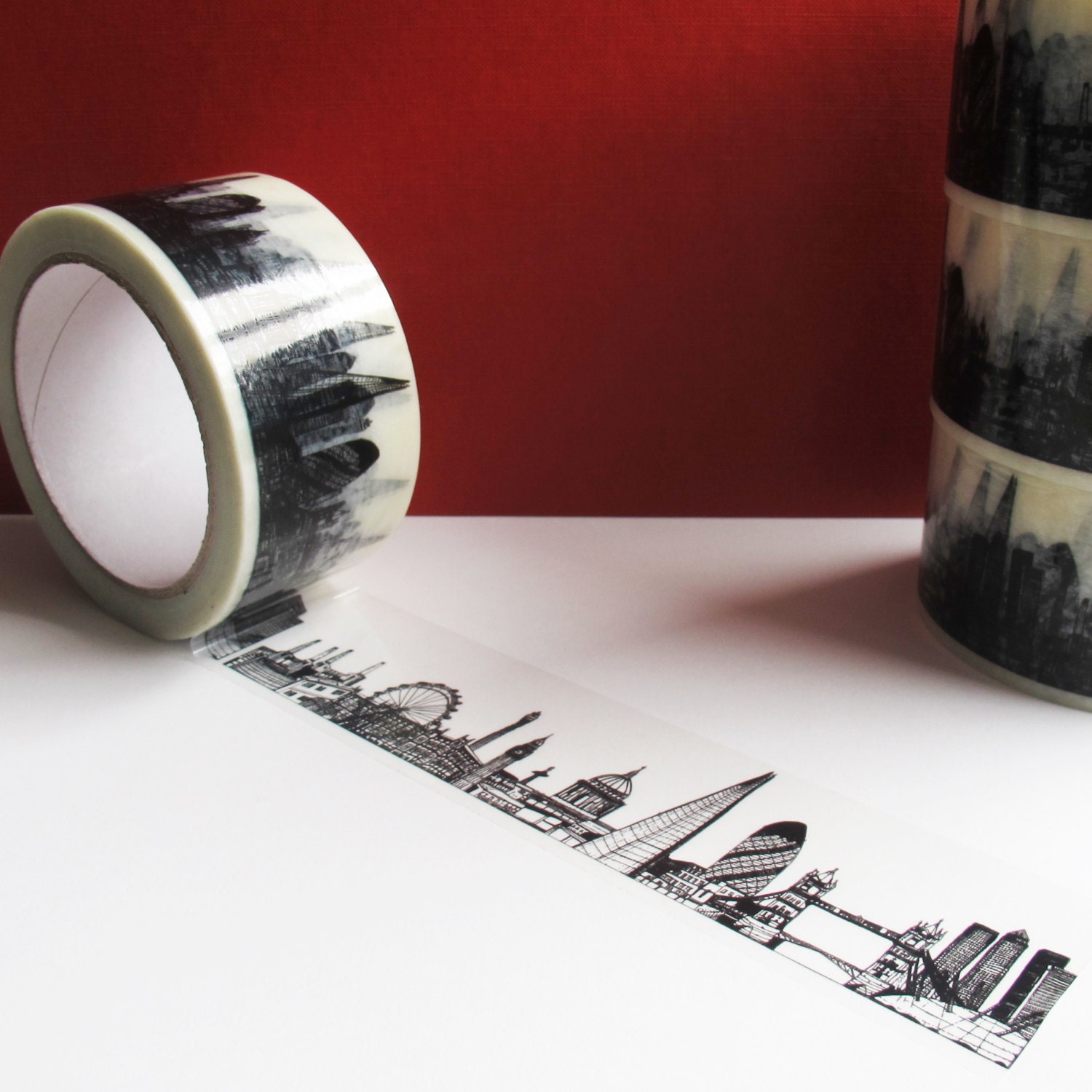 London Skyline Decorative Sticky Tape (50mm)