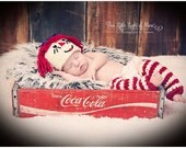 Raggedy Ann hat inspired legwarmers and diaper cover