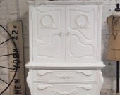 Painted Cottage Shabby White Romantic Dresser CH73