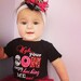 Ugh, Your Son Keeps Checking Me Out -Applique Boutique Shirt or Onesie and Hair Bow Set