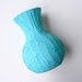 Turqouise Vase / Aqua Blue Vase / blue home decor