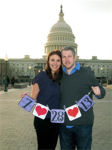 Save the Date Banner Photo Prop Engagement Congratulations Wedding  - Custom Made Banner to Match Your Event or Party
