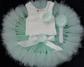 Sweet Mint to Be Tutu Dress Set