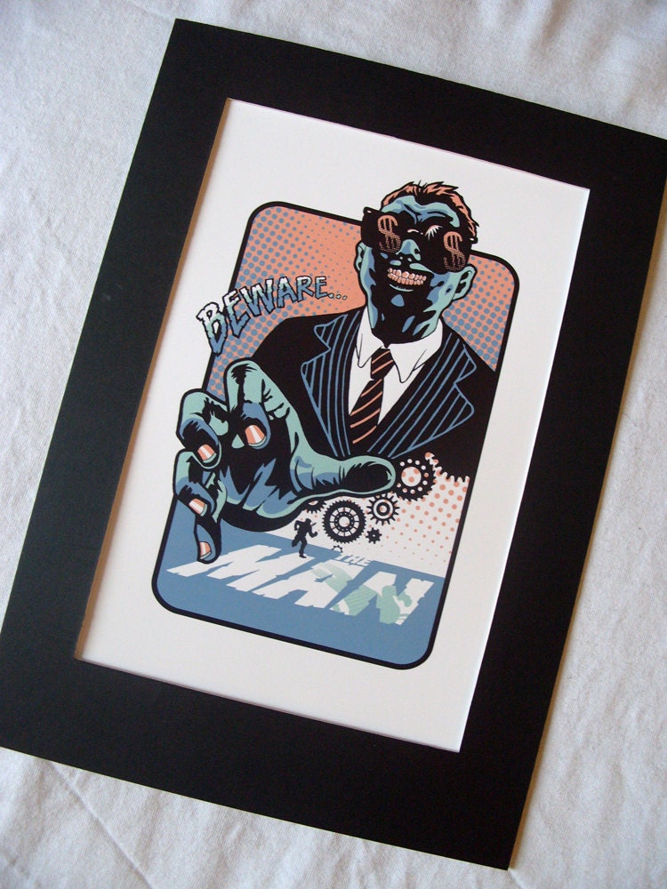 Beware The Man - Illustration Print