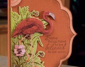 Shaped Greeting Card using Stampin' Up Just Believe