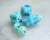 Lampwork Beads The Sea under the Blue Sky Winter Fashion