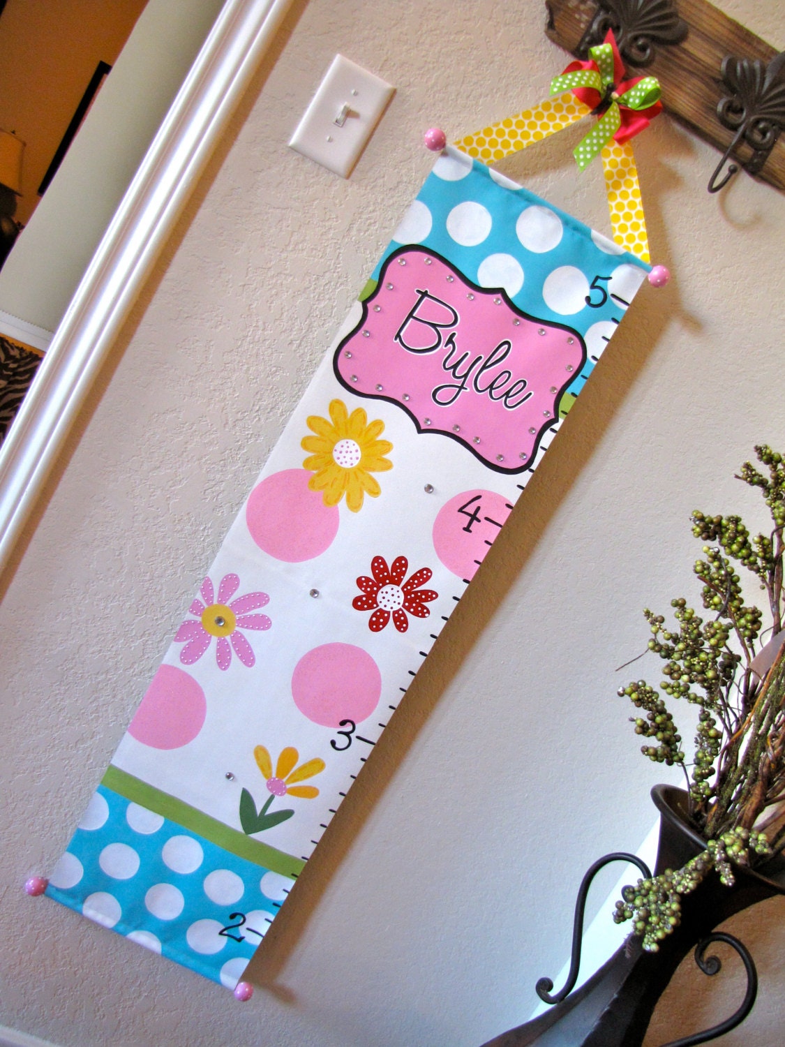 PB Kids Daisy Garden Growth Chart