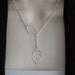Leaf Necklace Lariat Necklace