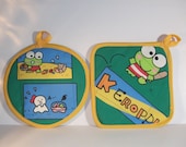 Keroppi  Pot Holders -Set of 2    Sanrio    Handmade