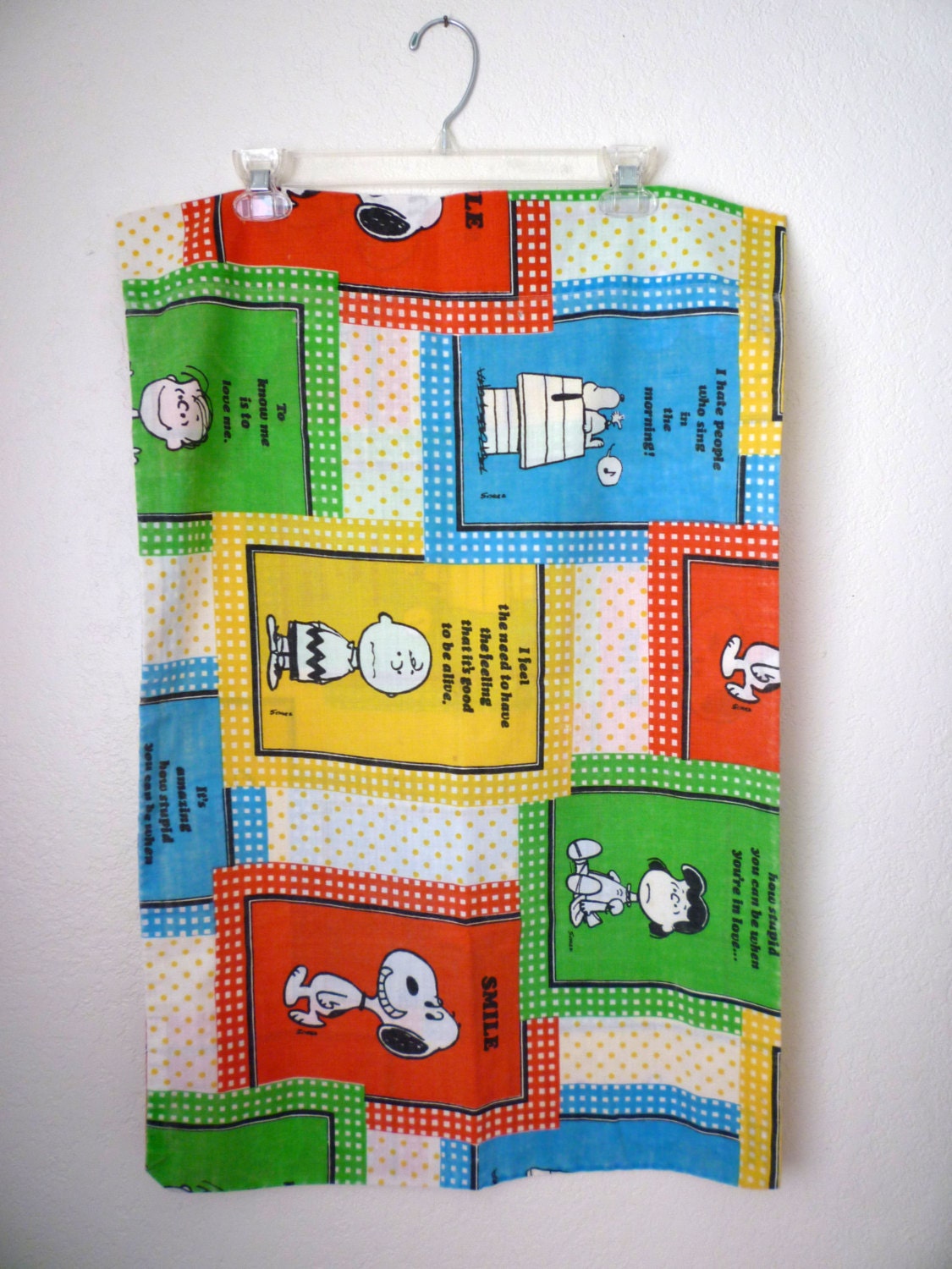 Vintage Snoopy Pillowcase