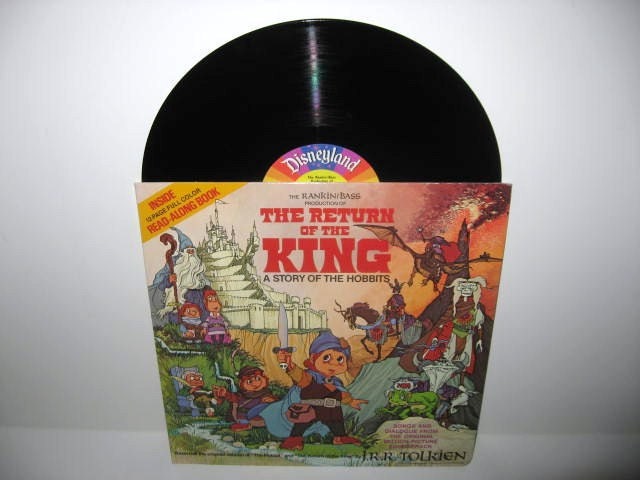 Rare Vinyl Record Return of the King Songs & Dialogue from the Original Soundtrack LP 1980 Tolkien Hobbit LOTR
