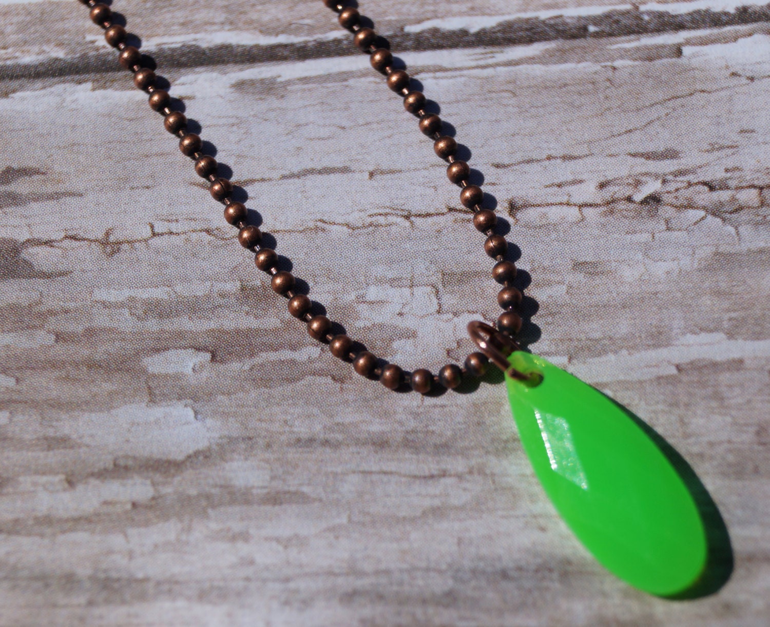 Neon Drop Necklace