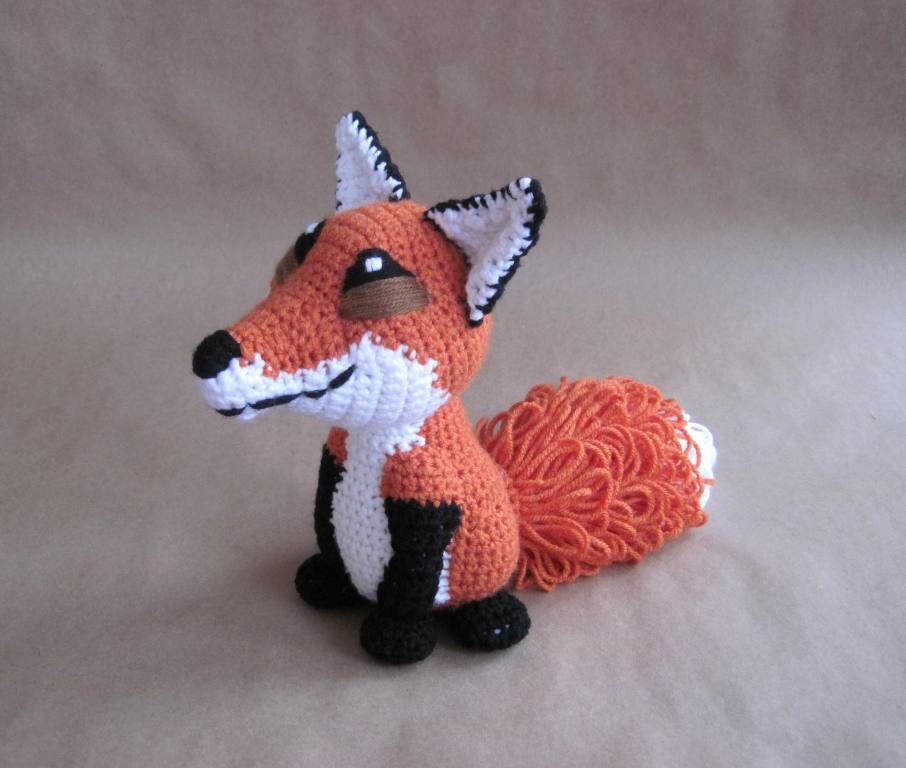 Crocheted Red Fox PDF Pattern - Digital Download