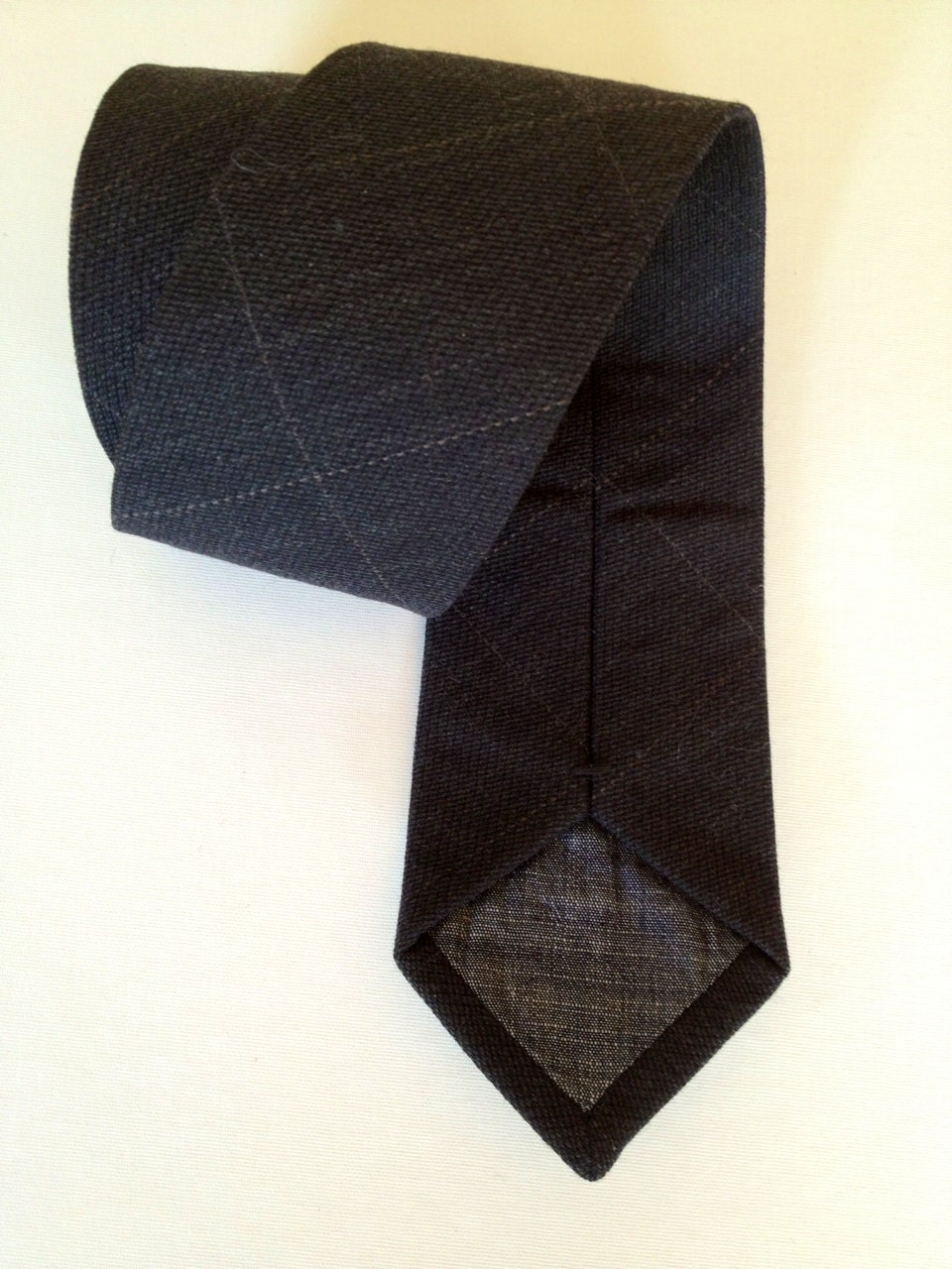 modern handmade, skinny tie, necktie, wool, classic
