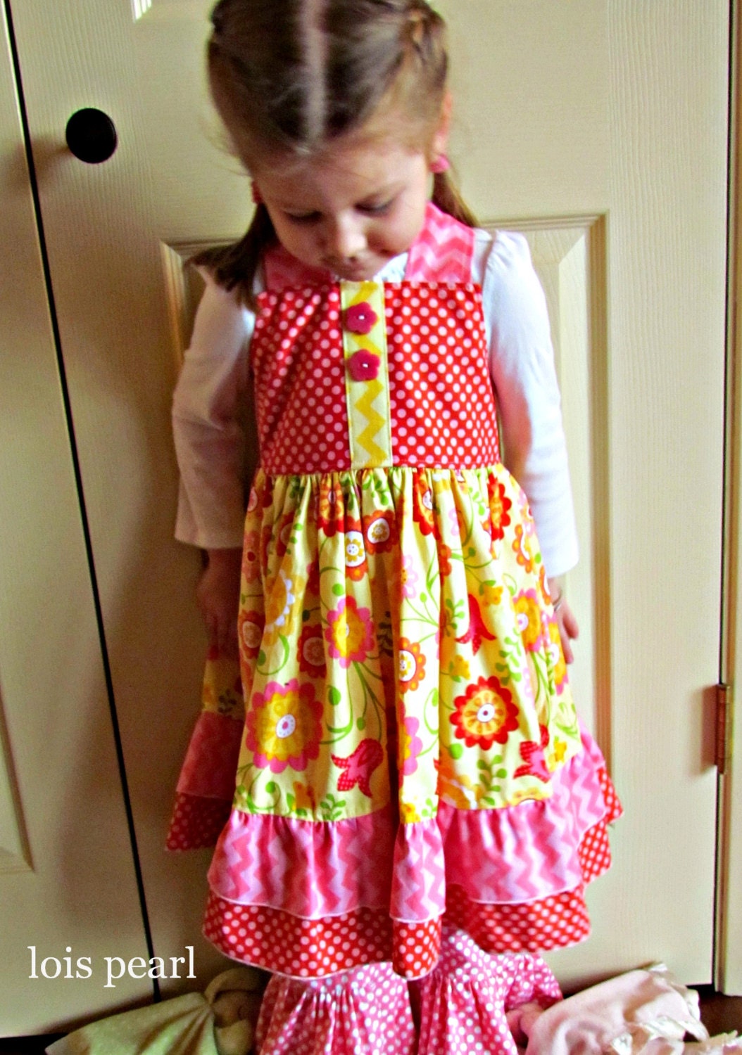Abigail Bow Dress 12m. 18m. 2t. 3t. 4t. 5t. 6t.