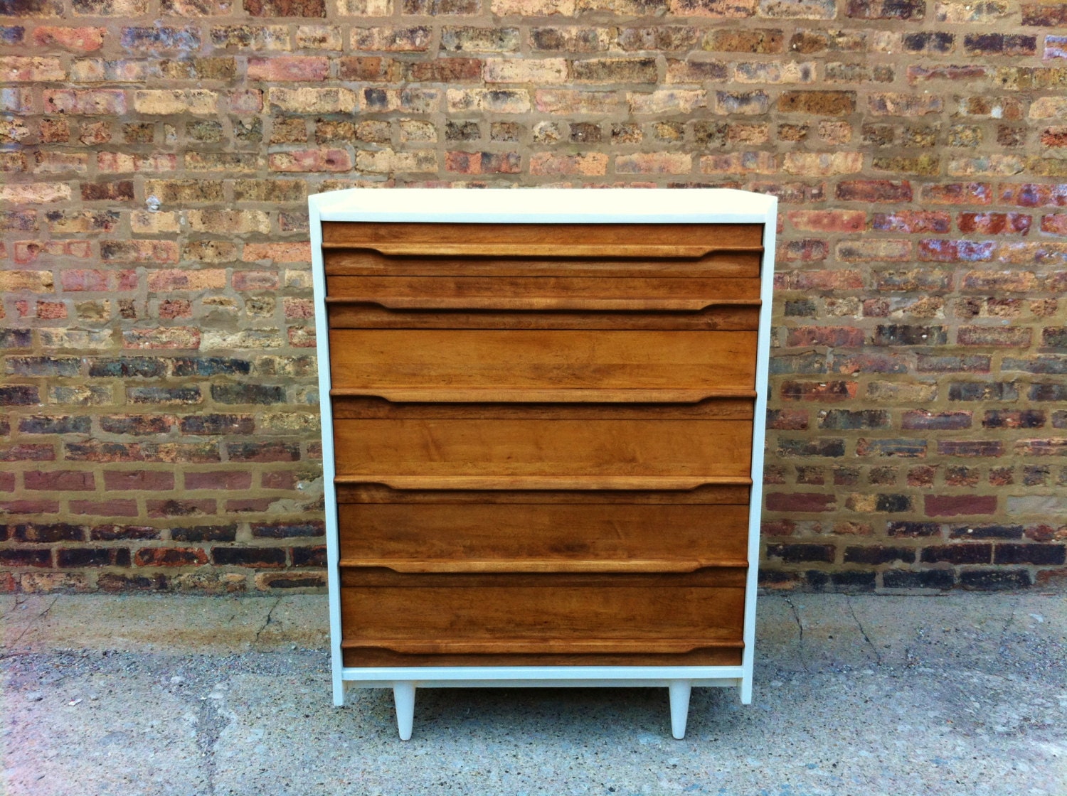 Rustic Mid Century Dresser