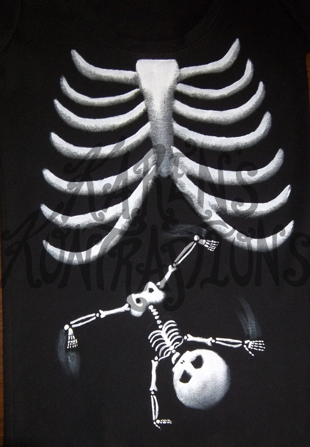 Long Sleeve - Pick Your Skeleton Baby (plus Moms SKELETON) Maternity Tee Shirt