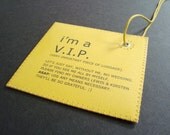 Personalized Engagement Gift. VIP Luggage Label that's an Essential for any Destination Wedding.
