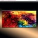 Abstract Painting,  Original Abstract painting, Contemporary Modern Fine Art, Colorful Canvas Art, by Henry Parsinia Large 48x24