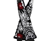 Camera Strap DSLR Quick Release Long Hipster Far Out Floral with Minky Back