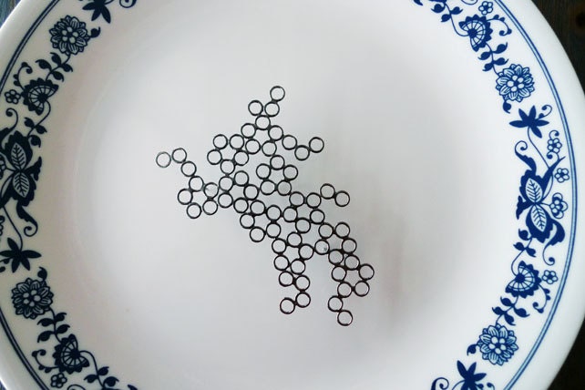 Rustic and Recycled Black Silver Circles Lace Brooch. Handmade Silver Brooch. Fine Jewelry. Made To Order