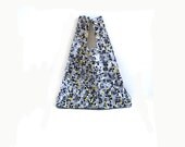 Market shopping tote bag, reusable ecofriendly grey black yellow white carry all