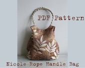 PDF Sewing Pattern Rope Handle Bag NICOLE
