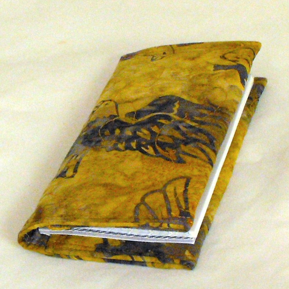 Quilted Checkbook Cover - Eagle Batik