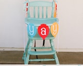 Reserved for dmd7835- Balloon high chair banner