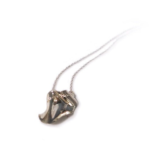 Sterling silver pendant handcrafted on chain