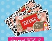 INSTANT DOWNLOAD DIY Party Favors Farm Barnyard Bash Cow Print Birthday Printable Favor Tags - DoodleLulu by 2 june bugs Il_170x135