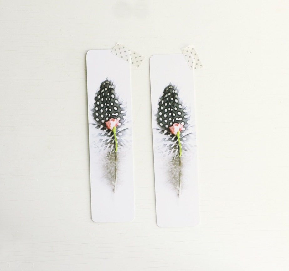 Feather Bookmarks (2)  Art Photography Two Feather Bookmarks