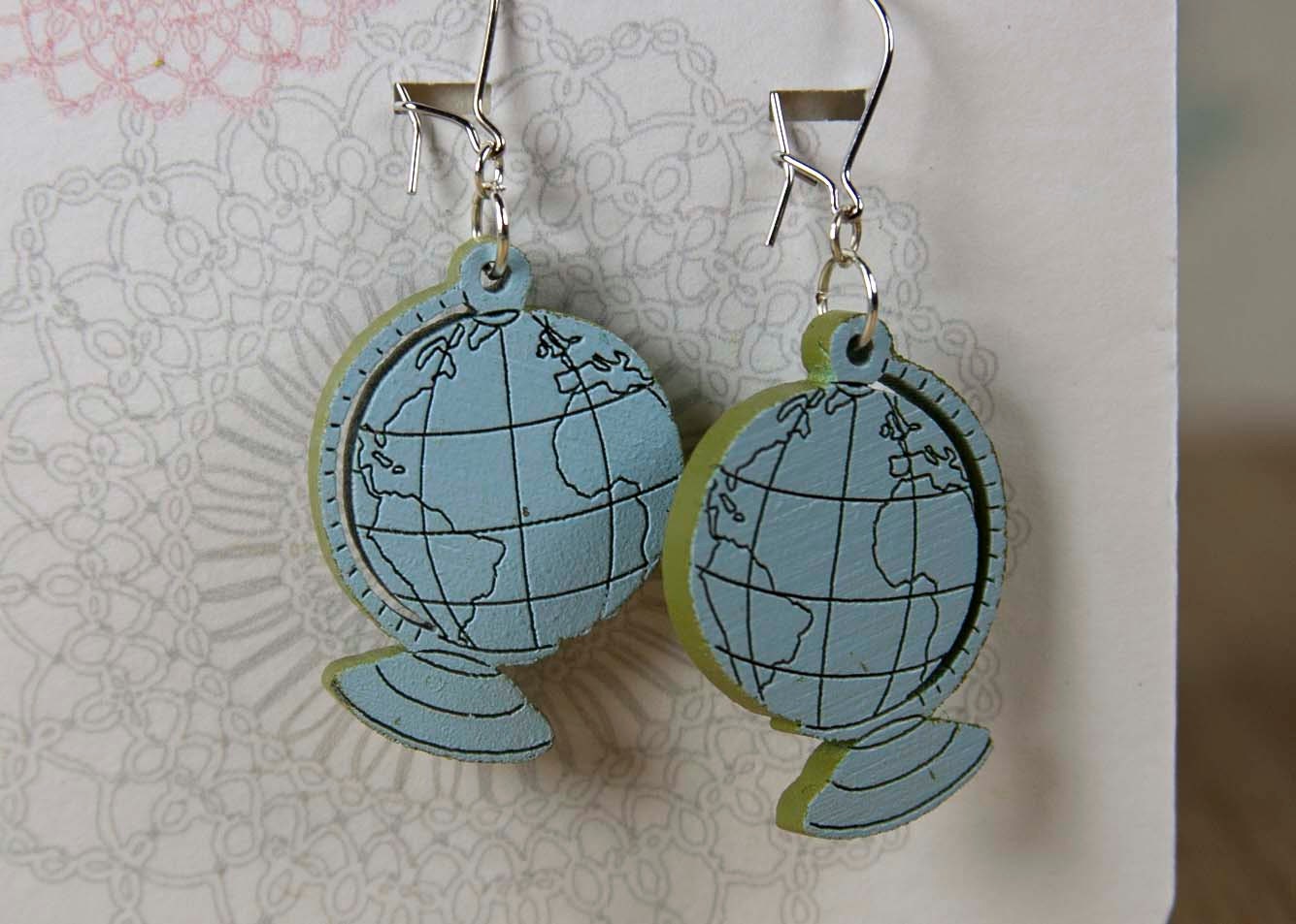 Vintage Globe Earrings