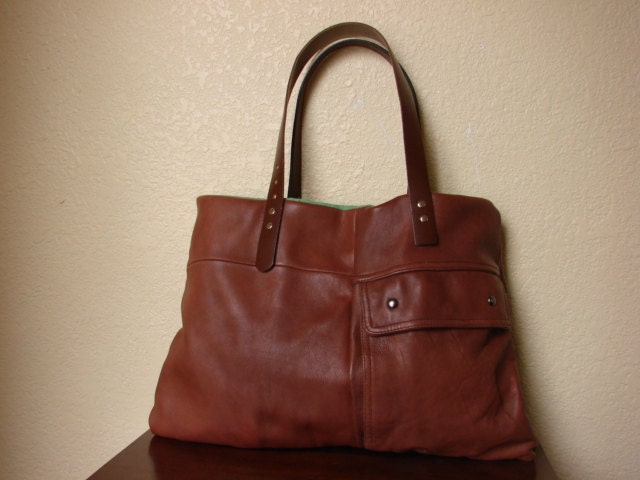 Brown Leather Tote
