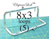 24% OFF 5 Nickel-free 8x3 purse frame with EleganceLock(TM) closure and loops