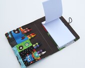 Childrens Coloring Wallet - Robot pattern