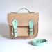 Bag number 3 leather satchel shoulder strap (Handmade to order)