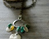 SILVER & TURQUOISE DREAMCATCHER Long Necklace