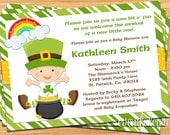 St Patricks Day Irish Baby Shower Invitation Il_170x135
