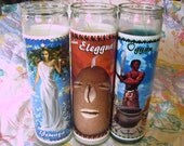 Fixed Novena Candle-Hoodoo-Voodoo-Witchcraft-Orisha-Ogun, Eleggua