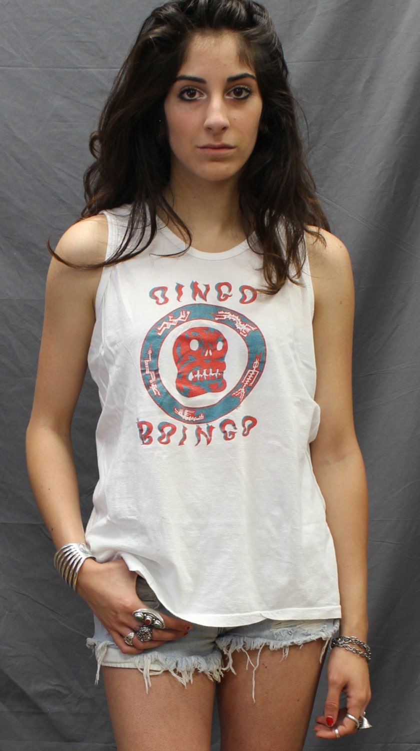 vintage OINGO BOINGO 80s soft Tank Top t shirt