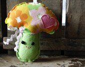 mushroom, mushroom plush, stuffed mushroom, stuffed toadstool
