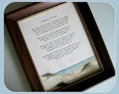 Footprints in the Sand, Christian, Inspirational Quote Religious Jesus Hope Saying Faith Lord Prayer Poem Gods Love Home Decor Wall Handmade