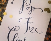 Pop Fizz Clink- Party Poster
