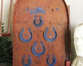 40% off Entire Shop - Antique Wooden Game Board - Vintage Child