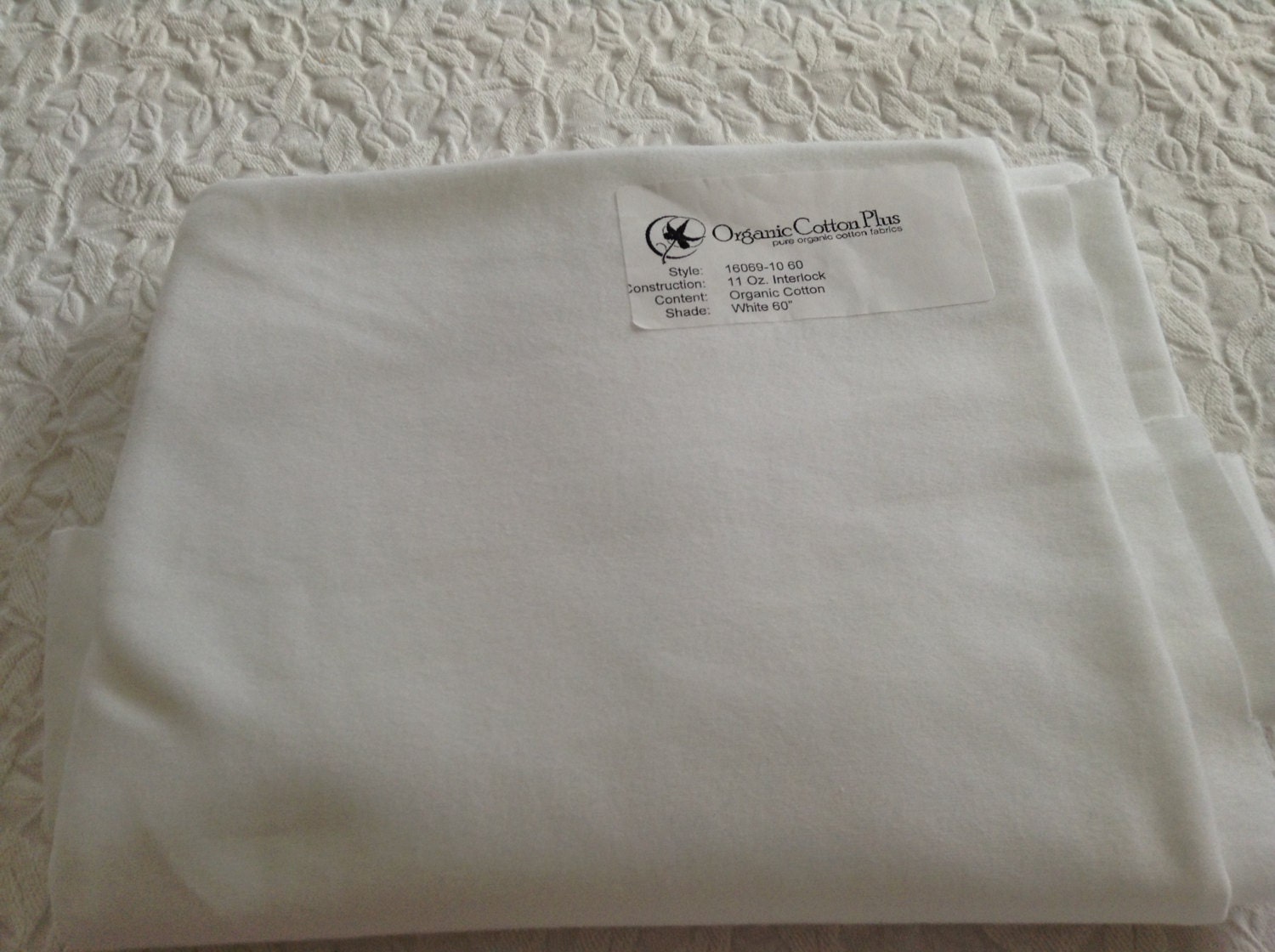 1yds organic cotton plus 11 oz interlock
