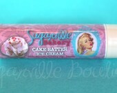 Cake Batter Ice Cream- Lip Treats- (1) All Natural Healing Lip Butter