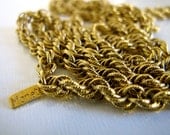 Vintage Monet  Long Rope Chain