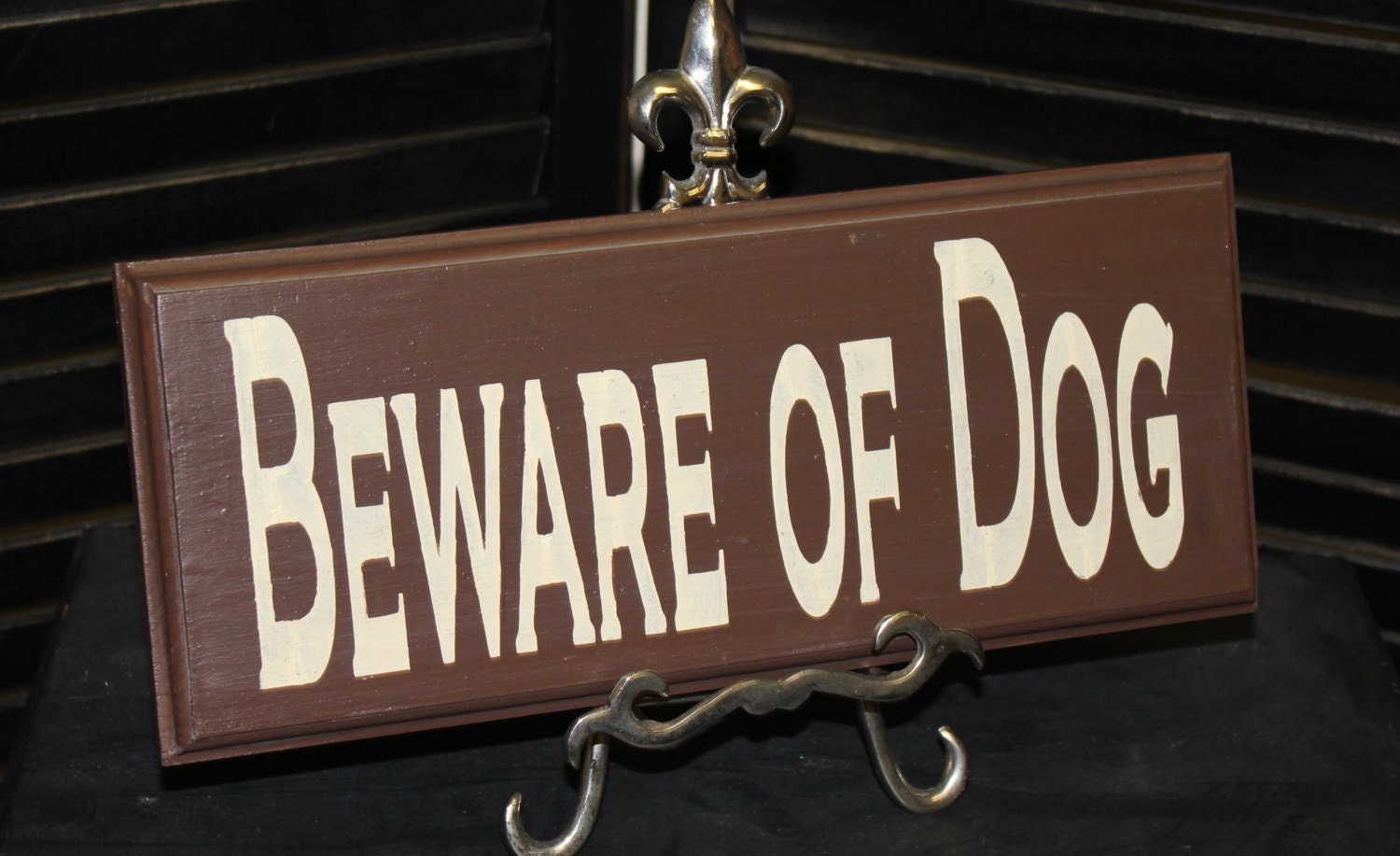 BEWARE OF DOG Sign//Dog Sign/Gate Sign/Pet Sign/Fence Sign