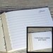 Wedding Guest Book, Ivory and White Paisley, MEDIUM 9x7, MADE upon ORDER
